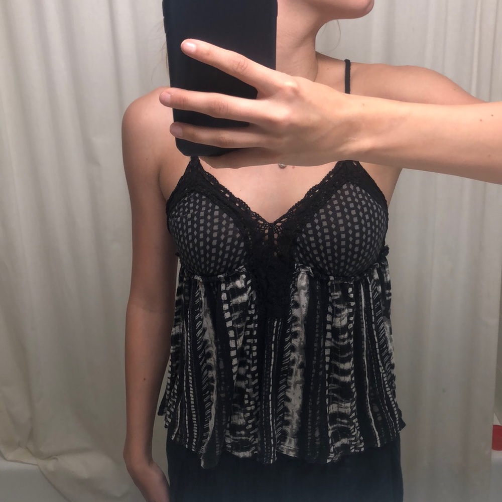 Size XS Black urban outfitters tank top